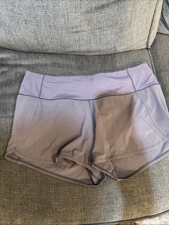 lululemon athletica Pants - Lululemon Run Times Lavender Athletic Running Shorts with Wide Waistband